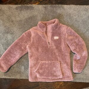 Reebok Kids Pink Fleece Hoodie, L 14/16